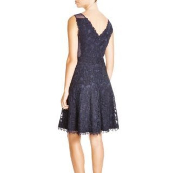 Tadashi Shoji Lace Fit and Flare Dress - Picture 9 of 9